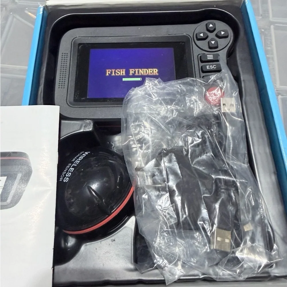 Handheld Fish Finder Portable Fishing Kayak Fishfinder Fish Depth Finder